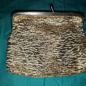 Gold large change purse